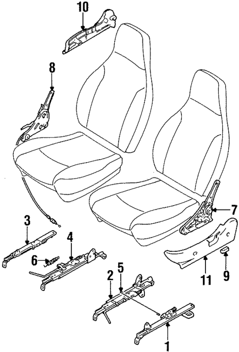 Tracks & Components for 2001 Suzuki Swift #0