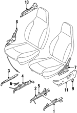 8661050G11 - : Seat Track for Suzuki Image