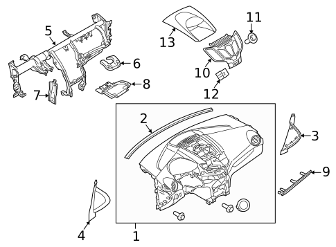 Instrument Panel for 2013 Ford Fiesta #0