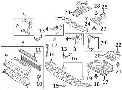 Splash Shields for 2018 Ford Escape #0