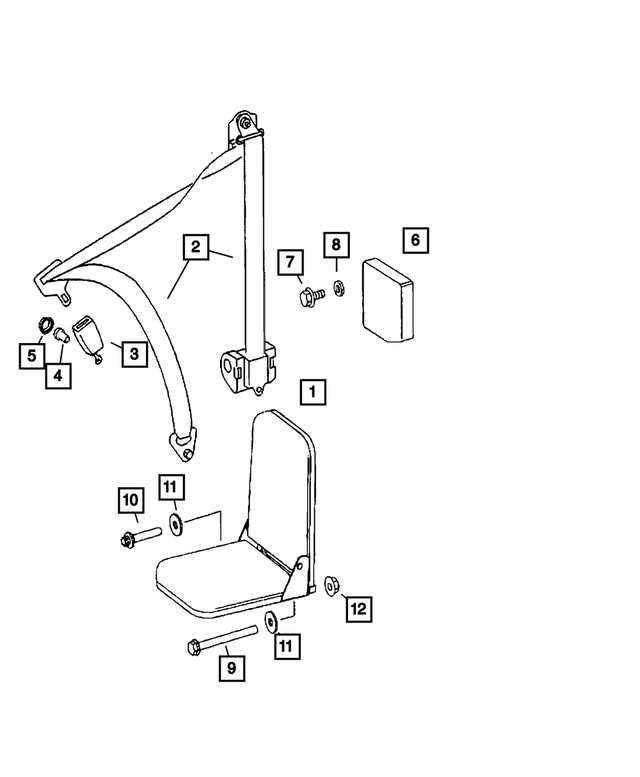 1HF671F7AA - Interior Trim: Front Seat Complete for Dodge: Sprinter 2500, Sprinter 3500 Image
