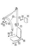 1HF671F7AA - Interior Trim: Front Seat Complete for Mopar Image