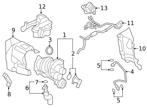Turbocharger & Components for 2014 Mini Cooper Countryman #0