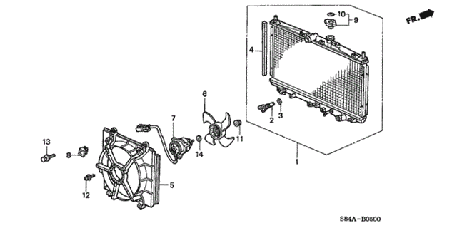 Radiator for 2002 Honda Accord #0