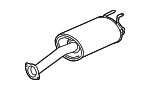 18307TX7A01 - : Muffler &amp; Pipe for Acura Image