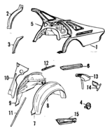 9228222 - : Outer Panel for Saab: 900 Image