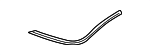 99751161101 - Body: Weatherstrip for Porsche: 911, Boxster, Cayman Image