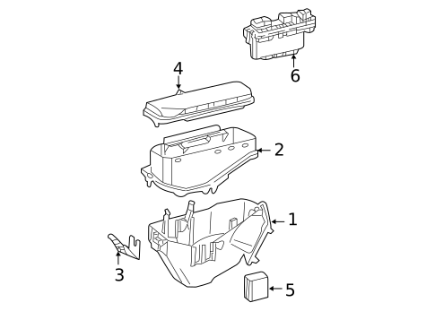 Fuse & Relay for 2011 Mercedes-Benz SL 550 #1