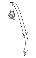 84934655 - Body: Seat Belt Lap And Shoulder Belt for GM Image