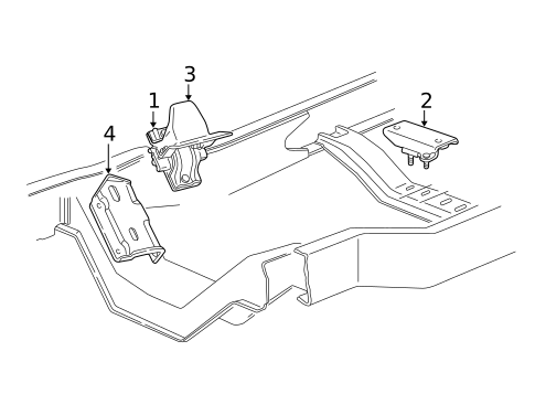 Engine & Trans Mounting for 1999 Ford E-350 Super Duty #0
