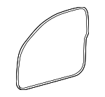 2367250700 - Body: Weather-strip On Body for Mercedes-Benz Image