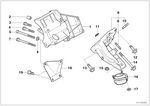 22111141791 - : Engine Mount With Flange, Left for BMW Image