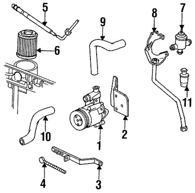 92811301700 - Emission System: A.I.R Pump for Porsche Image