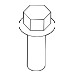 6104628AA - Body: Cup Holder Screw for Chrysler: 200, Sebring | Dodge: Avenger | Ram: 1500 Image