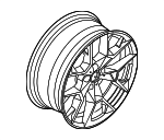 36115A324F4 - : Wheel, Alloy for BMW Image