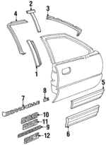 25638239 - Body: Applique for Pontiac: Bonneville Image image