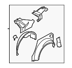 51510FG0509P - Body: Inner Panel Assembly for Subaru: Impreza Image