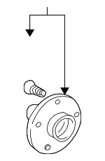 4350206040 - Brakes: Hub Assembly for Toyota: Avalon, Camry, Sienna, Solara Image