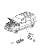 68040930AA - Electrical: Power Seat Switch for Mopar Image