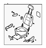 2K52Y57100N444 - Body: Seat Assembly for Kia: Sedona Image