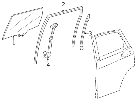 Rear Door for 2015 Honda CR-V #0