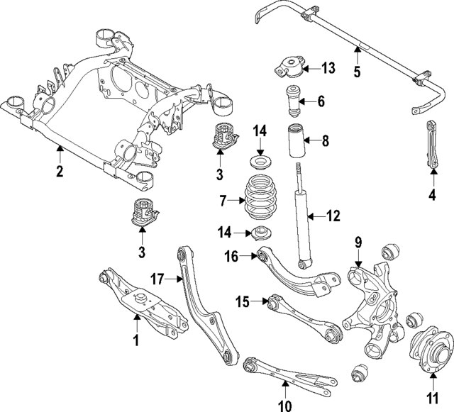 1EA511351D - Suspension: Strut Bumper for Audi: Q4 e-tron, Q4 e-tron Sportback Image