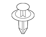 B45A56146A - Body: Wheel Opening Molding Fastener for Mazda Image