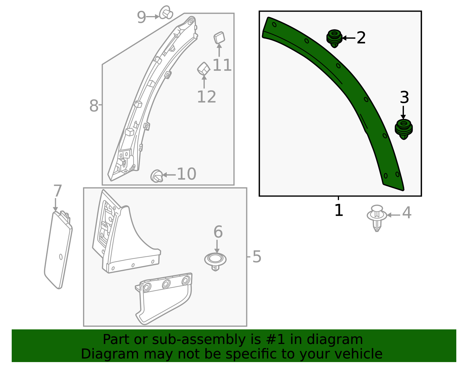 KMV6-51-W60A - Wheel Opening Molding - 2024-2025 Mazda | Mazda Swag
