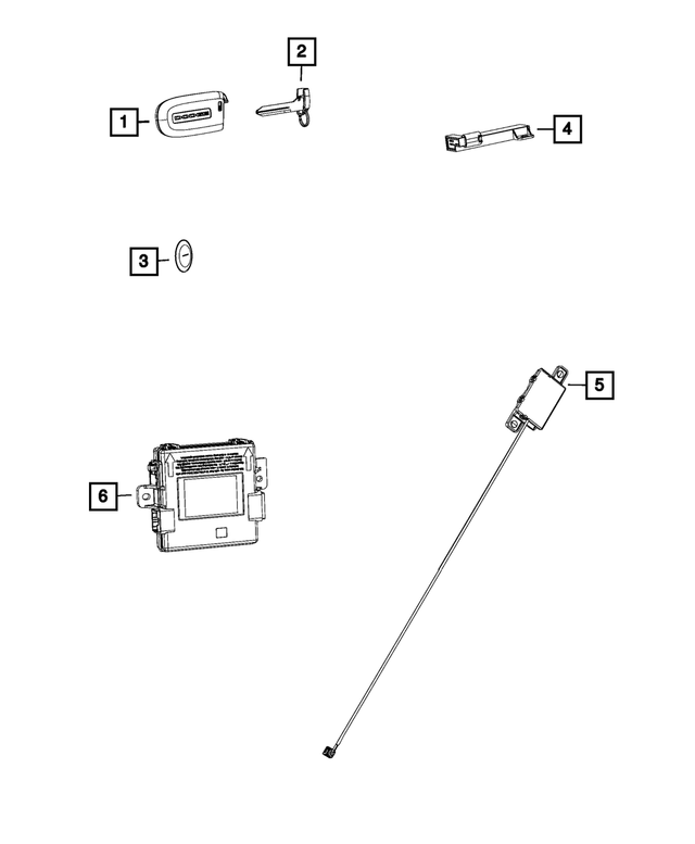 68240156AF - : Hub Receiver for Mopar Image