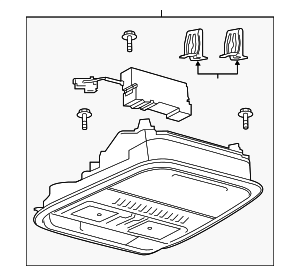 LJ7Z78519A70DZ - : Overhead Console for Lincoln: Corsair Image
