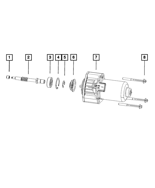 68026949AA - MP3023; 2 Speed Transfer Case: Shift Shaft Bearing for Mopar Image