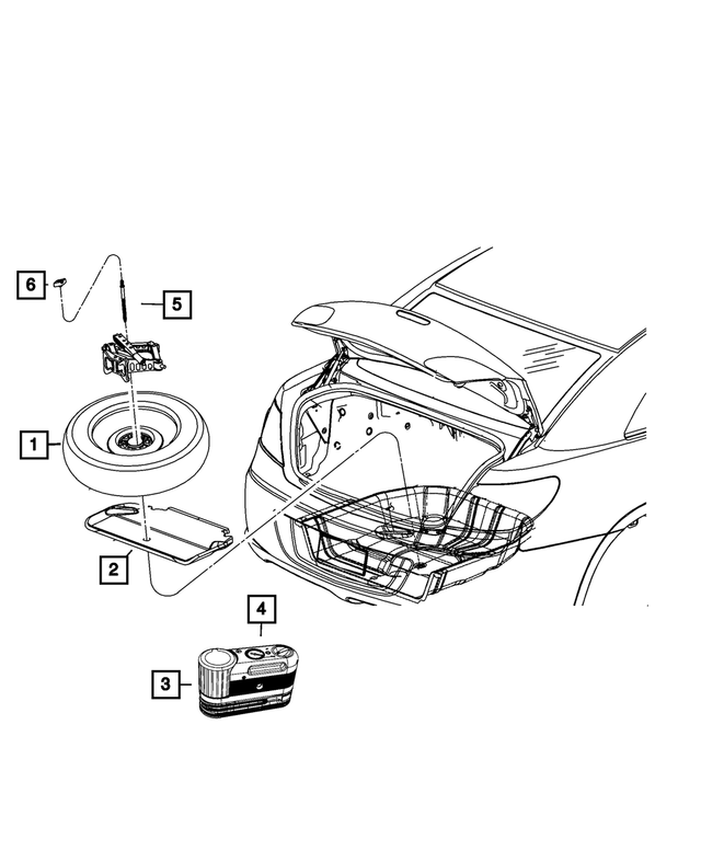 5076641AC - Wheels: Spare Tire Shield for Mopar Image