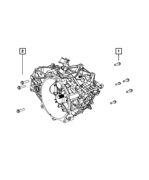 Mounting and Skid Plate for 2009 Dodge Caliber #1