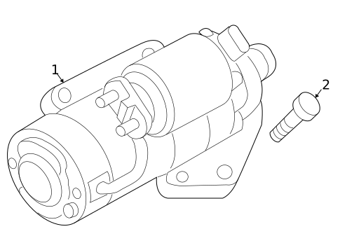 Starter & Related Components for 2009 Mazda CX-9 #0