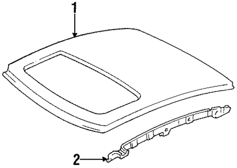 Roof & Components for 1997 Honda Accord #0