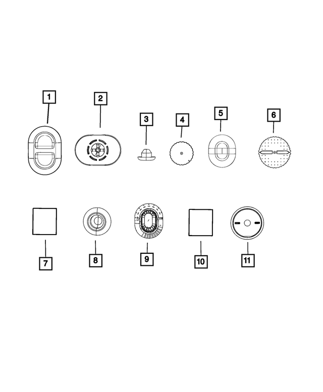4860222 - Body Sheet Metal Except Doors: Plug for Mopar Image image