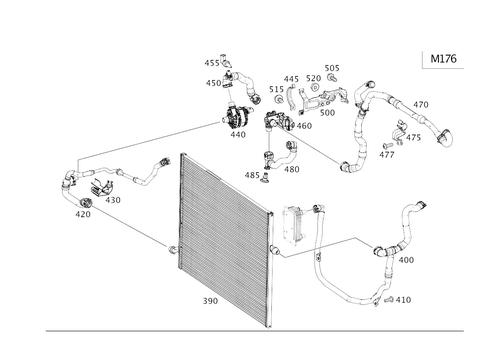 Air Pump, Water Pump and Detachable Body Components for 2019 Mercedes-Benz S63 AMG #0