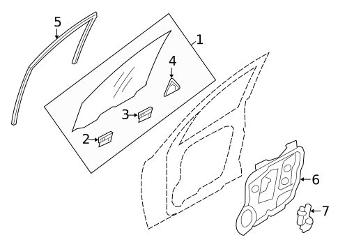 Front Door for 2015 Kia K900 #0