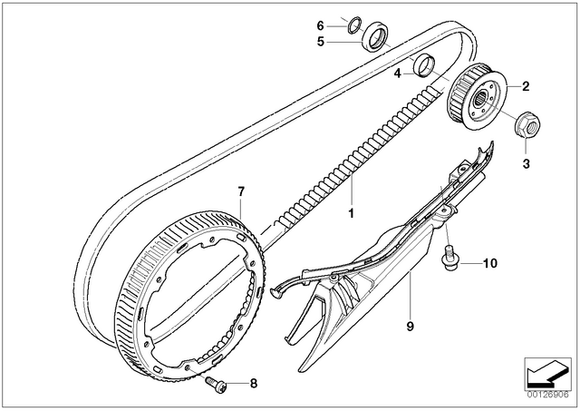 27727679997 - : Repair Set, Belt Pulley for BMW-Motorrad Image