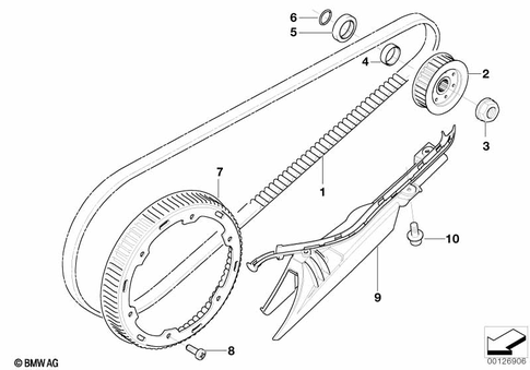 Torque-Transfer Mechanism, Motorcycle for 2003 BMW-Motorrad F 650 CS #0