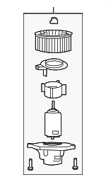 971093E400 - HVAC: Blower Assembly for Kia: Sorento Image