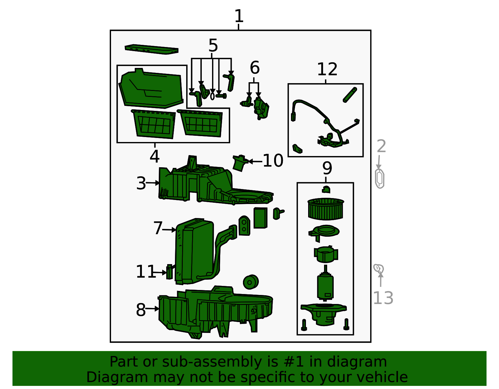 2003-2006 Kia Sorento Evaporator Assembly 97601-3E400 | OEM Parts Online
