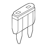 61136917400 - Electrical: Mini Fuse for BMW: 1 Series M, 128i, 135i, 135is, 228 xDrive Gran Coupe, 320i, 320i xDrive, 325i, 325xi, 328d, 328d xDrive, 328i, 328i GT xDrive, 328i xDrive, 328xi, 330e, 330i, 330i GT xDrive, 330i xDrive, 330xi, 335d, 335i, 335i GT xDrive, 335i xDrive, 335is, 335xi, 340i, 340i GT xDrive, 340i xDrive, 428i, 428i Gran Coupe, 428i xDrive, 428i xDrive Gran Coupe, 430i, 430i Gran Coupe, 430i xDrive, 430i xDrive Gran Coupe, 435i, 435i Gran Coupe, 435i xDrive, 435i xDrive Gran Coupe, 440i, 440i Gran Coupe, 440i xDrive, 440i xDrive Gran Coupe, ActiveHybrid 3, i3, i3s, i8, M3, M4, X1, X3 Image