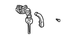 6905148040 - Body: Cylinder &amp; Keys for Toyota: Highlander Image