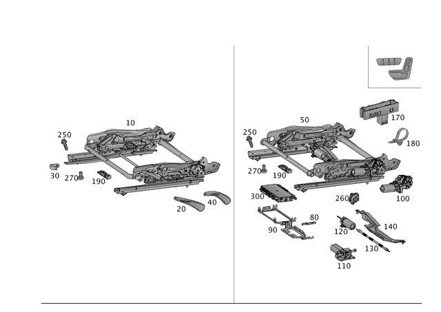 17291017809051 - Driver Seat: Seat Adjustment for Mercedes-Benz Image image