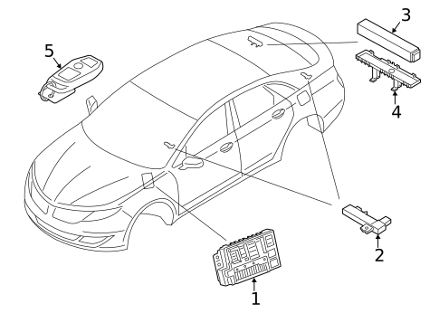 Alarm System for 2013 Lincoln MKZ #0