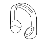 20830572 - Electrical: Headphone for Buick: Enclave, LaCrosse | Cadillac: Escalade, Escalade ESV, Escalade EXT, SRX | Chevrolet: Avalanche, Equinox, Silverado 1500, Silverado 2500 HD, Silverado 3500 HD, Suburban 1500, Suburban 2500, Tahoe, Trailblazer, Trailblazer EXT, Traverse | GMC: Envoy, Envoy XL, Sierra 1500, Sierra 2500 HD, Sierra 3500 HD, Terrain, Yukon, Yukon XL 1500, Yukon XL 2500 | Pontiac: Aztek | Saturn: Outlook Image