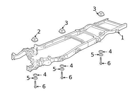 Frame & Components for 2017 GMC Savana 2500 #0