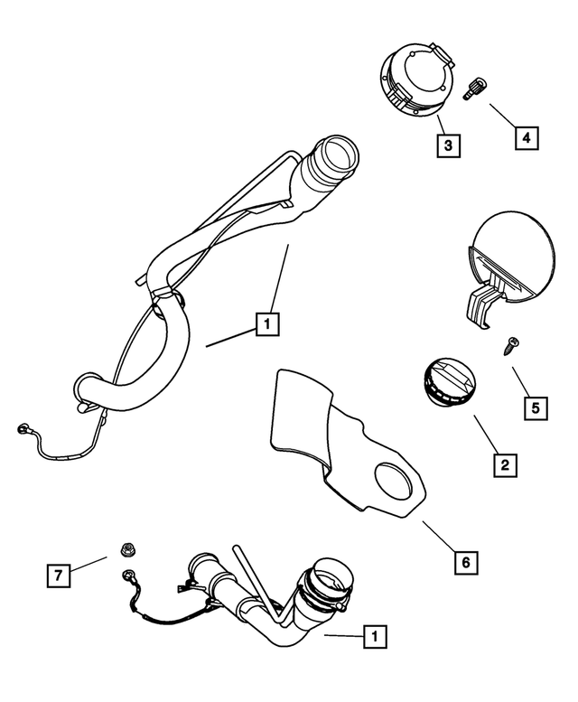 6502720 - Fuel: Hex Flange Lock Nut for Mopar Image