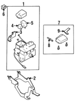 26725AA200 - Electrical: Control Module Bracket for Subaru: Legacy Image